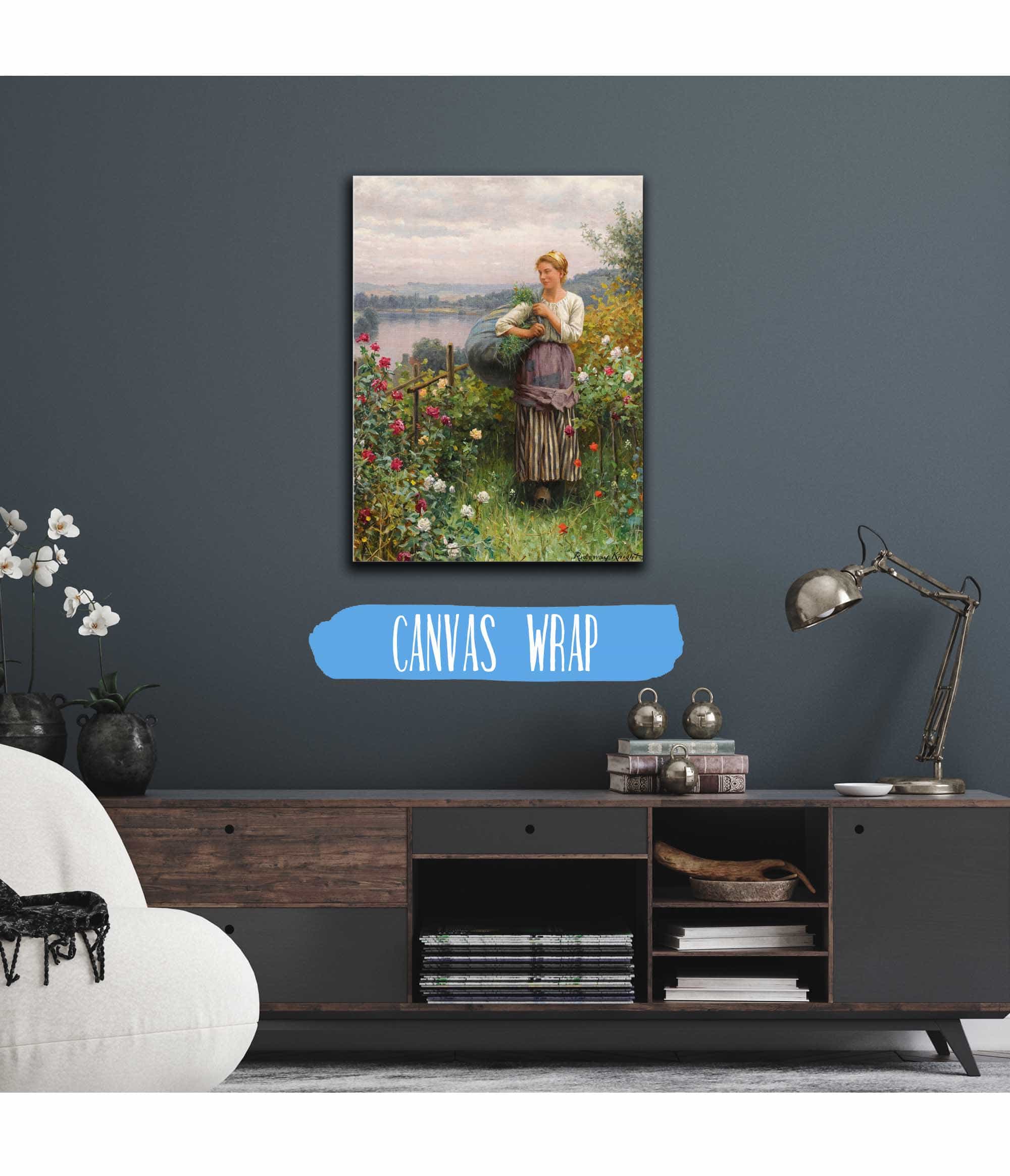 The Rose Garden by Daniel Ridgway Knight - Image 3