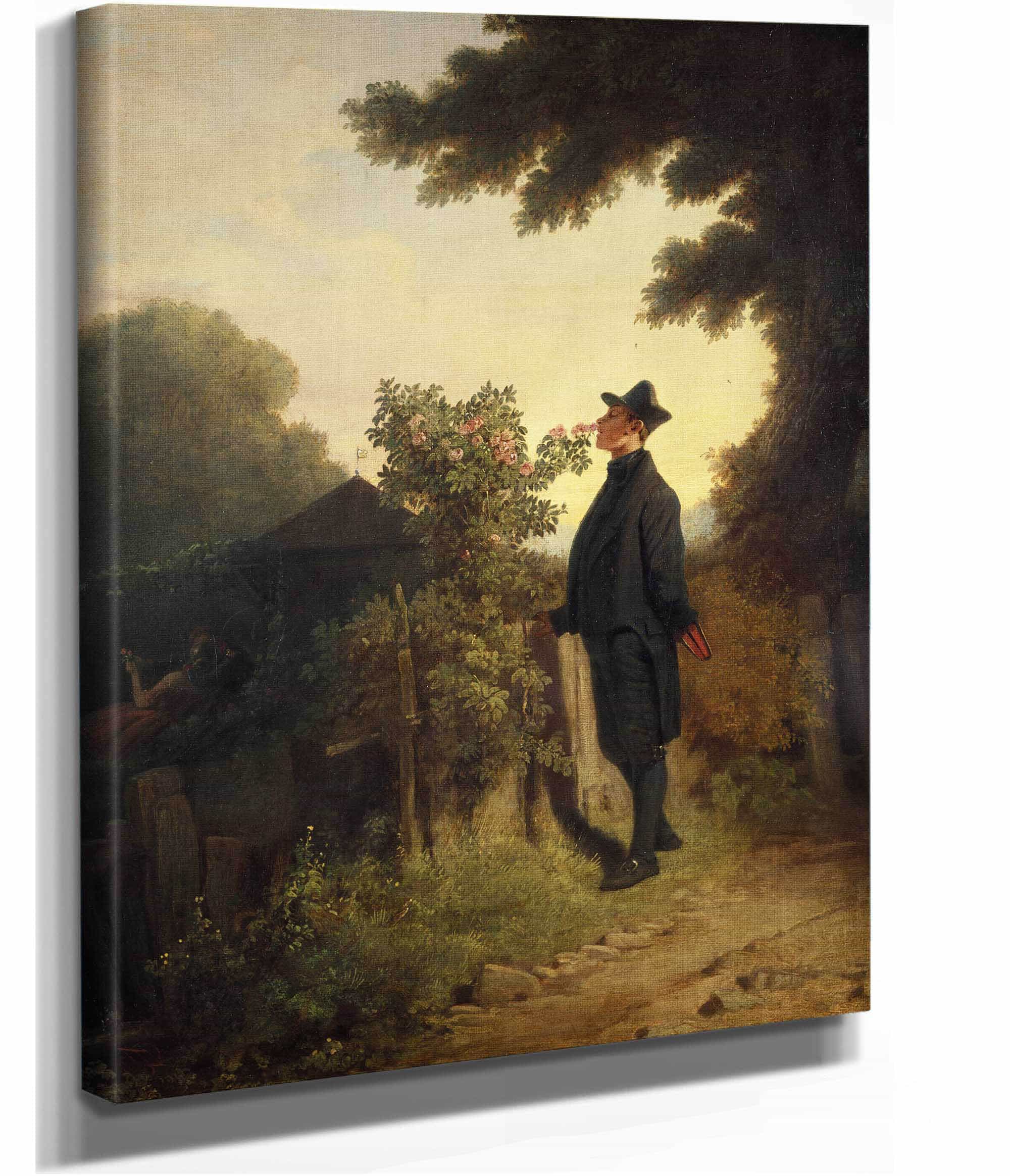 The Rose Lover by Carl Spitzweg - Image 2