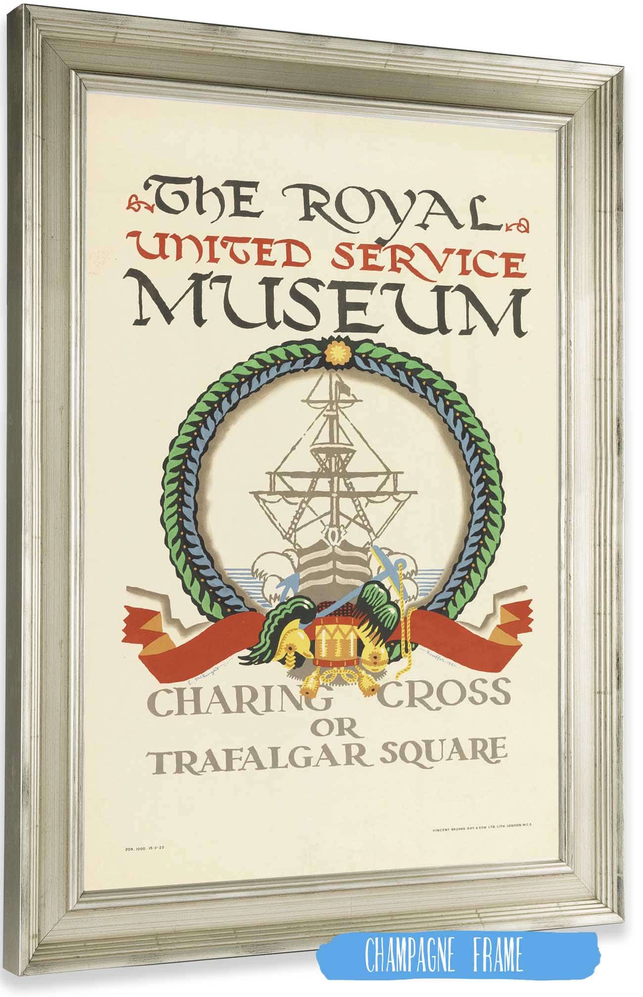 The Royal United Service Museum For London Underground by Edward Mcknight Kauffer