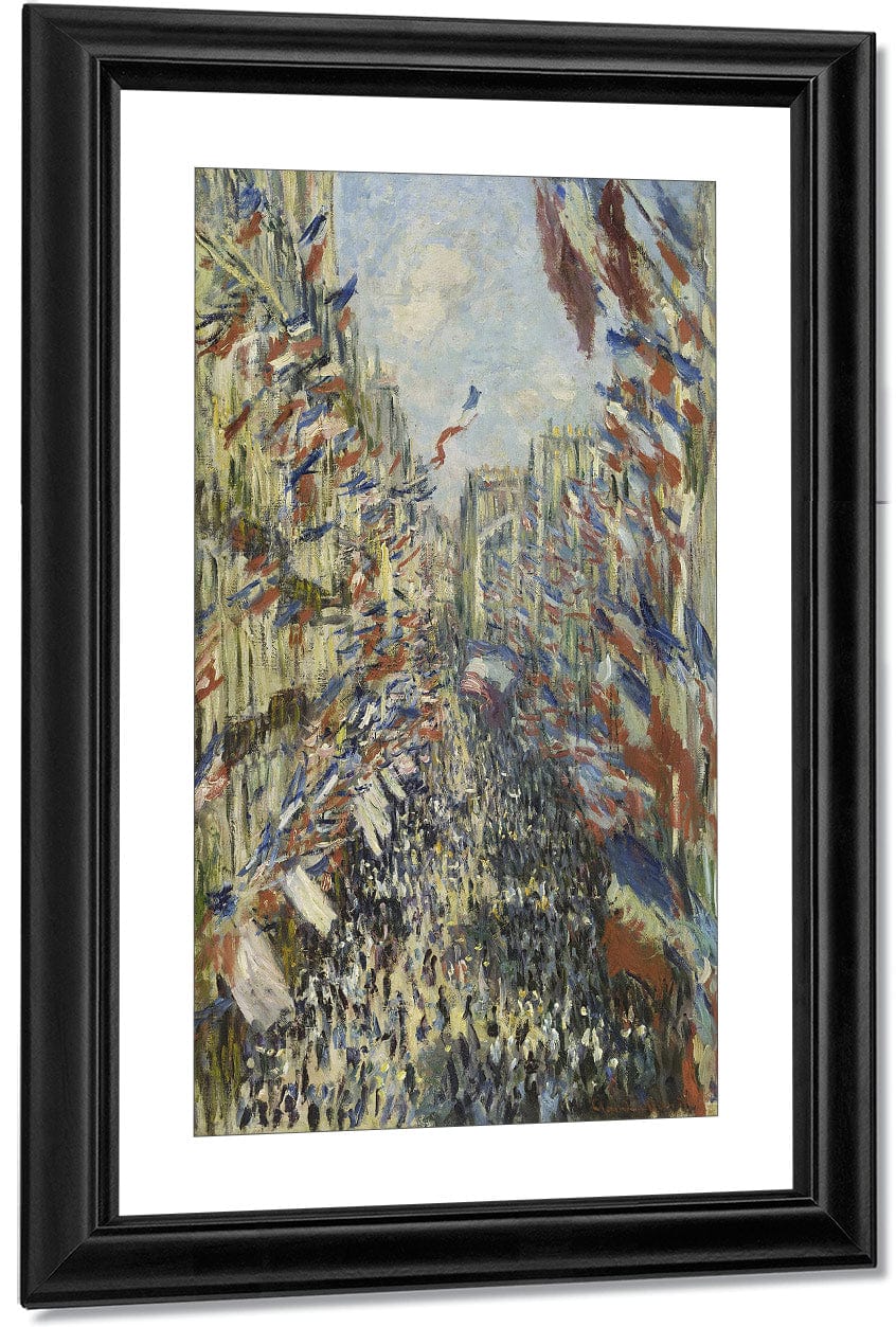 The Rue Montorgueil In Paris. Celebration Of June 30, 1878 By Claude Monet - Image 2