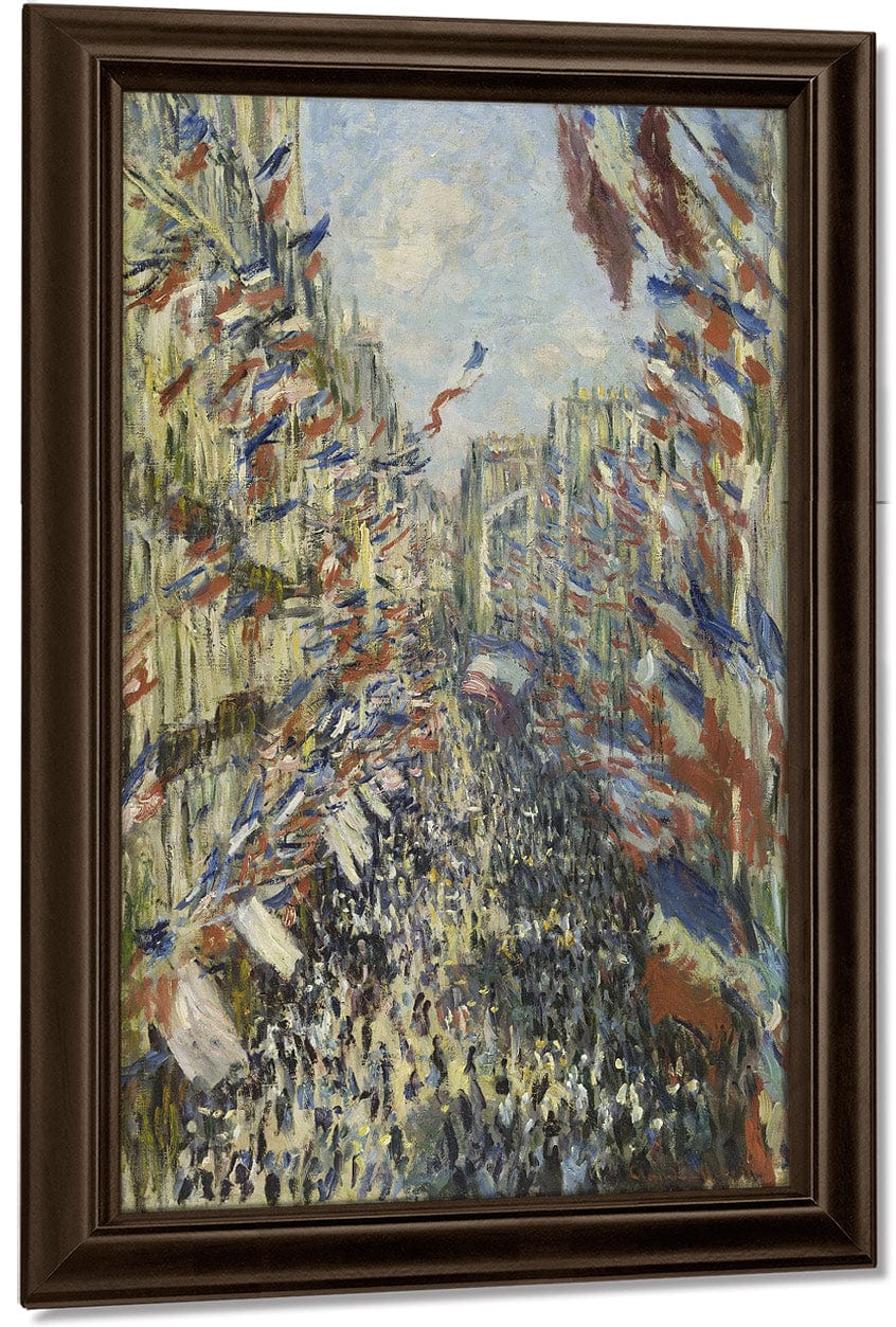 The Rue Montorgueil In Paris. Celebration Of June 30, 1878 By Claude Monet - Image 4