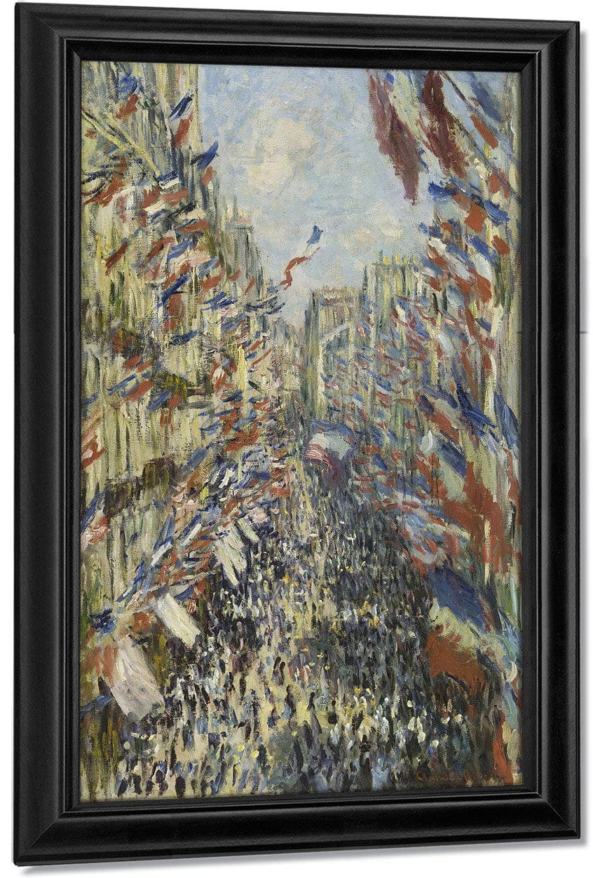 The Rue Montorgueil In Paris. Celebration Of June 30, 1878 By Claude Monet - Image 6