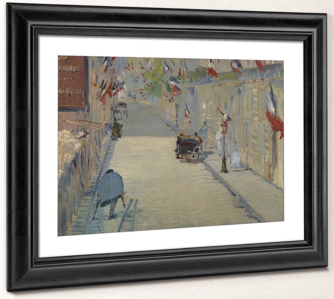 The Rue Mosnier With Flags By Edouard Manet - Image 4