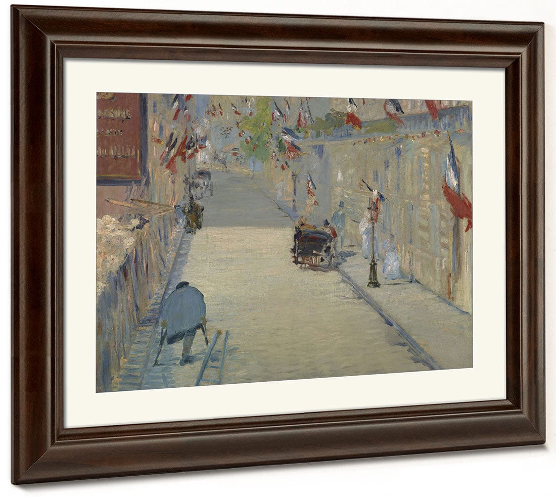 The Rue Mosnier With Flags By Edouard Manet - Image 5
