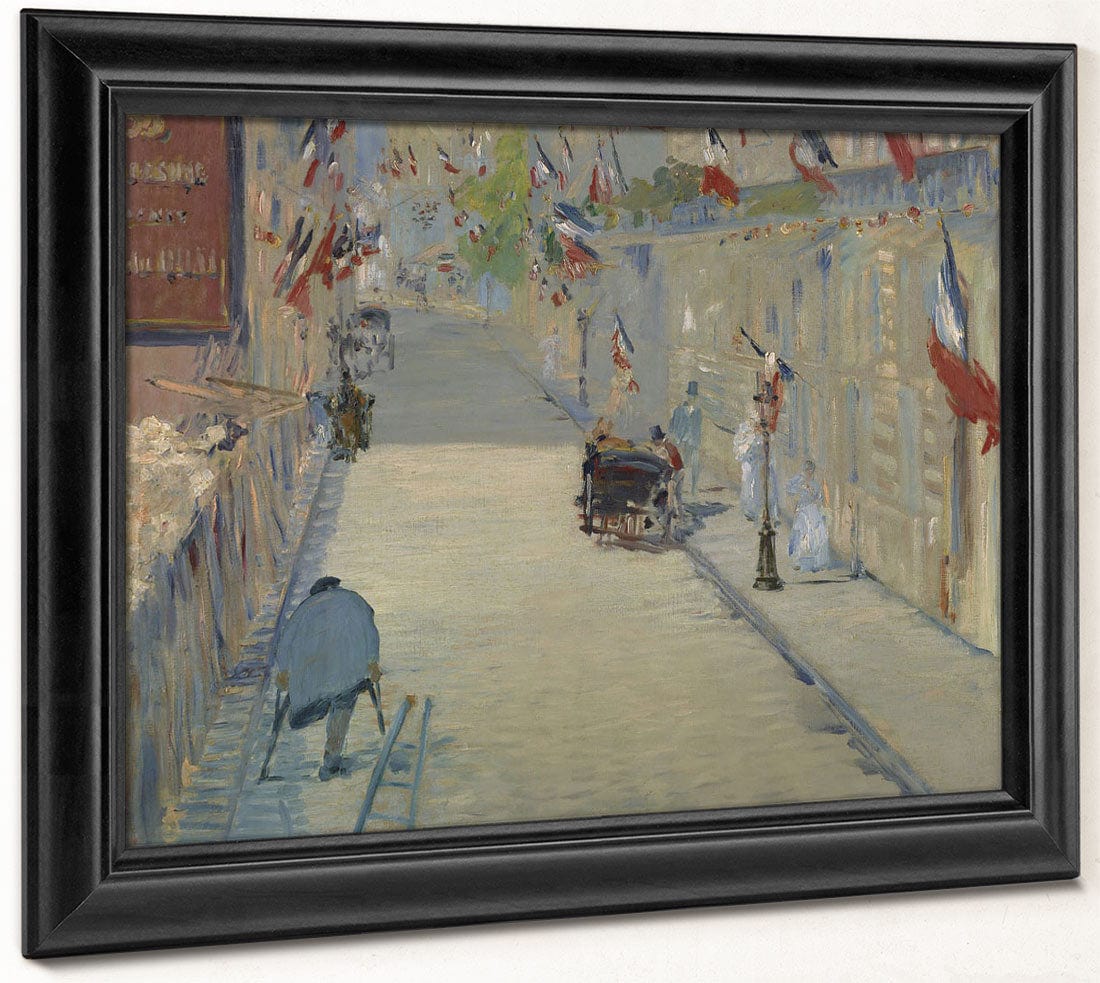 The Rue Mosnier With Flags By Edouard Manet - Image 8