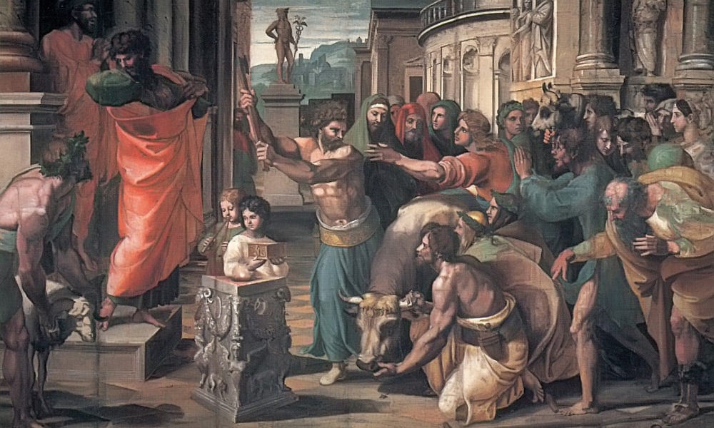 The Sacrifice At Lystra By John Waterhouse - Image 7