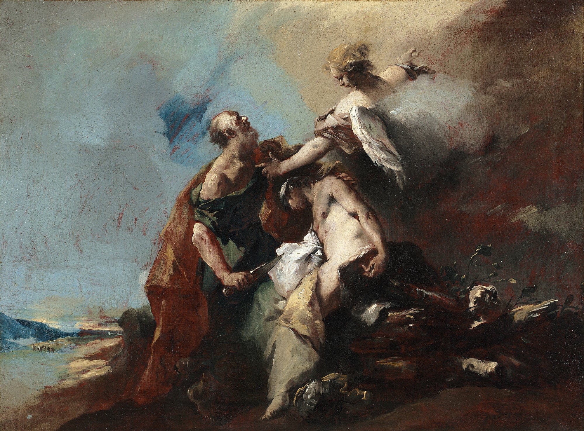 The Sacrifice Of Isaac S by Francesco Guardi - Image 2