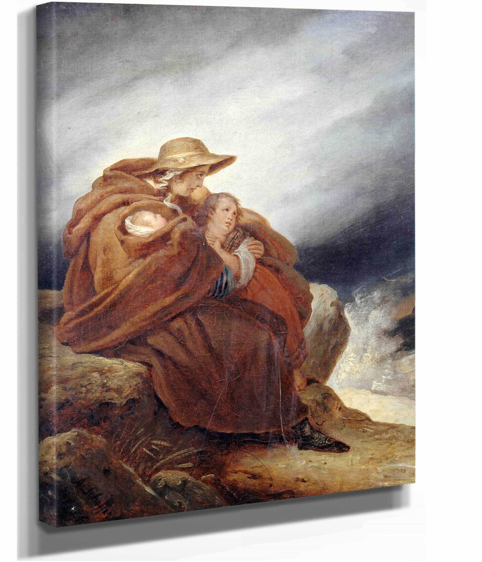The Sailors Family by Ary Scheffer - Image 2