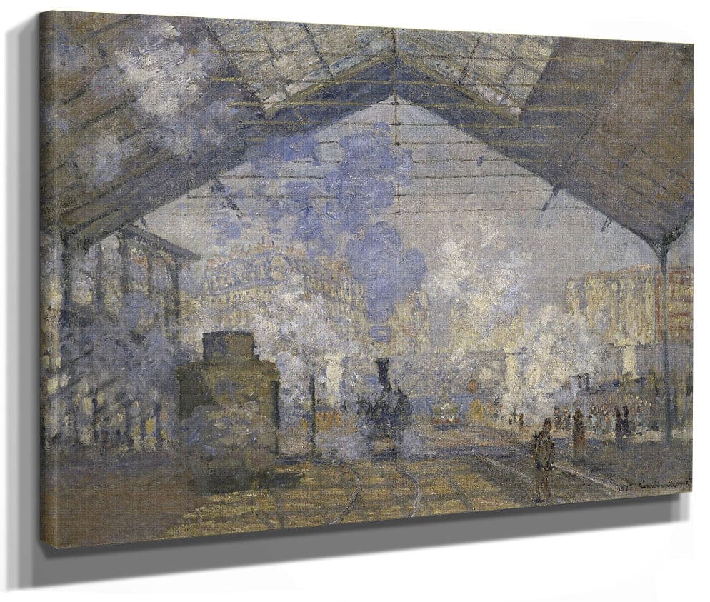 The Saint Lazare Station By Claude Monet