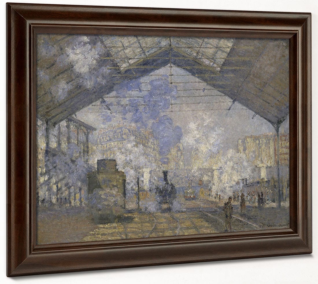 The Saint Lazare Station By Claude Monet - Image 6