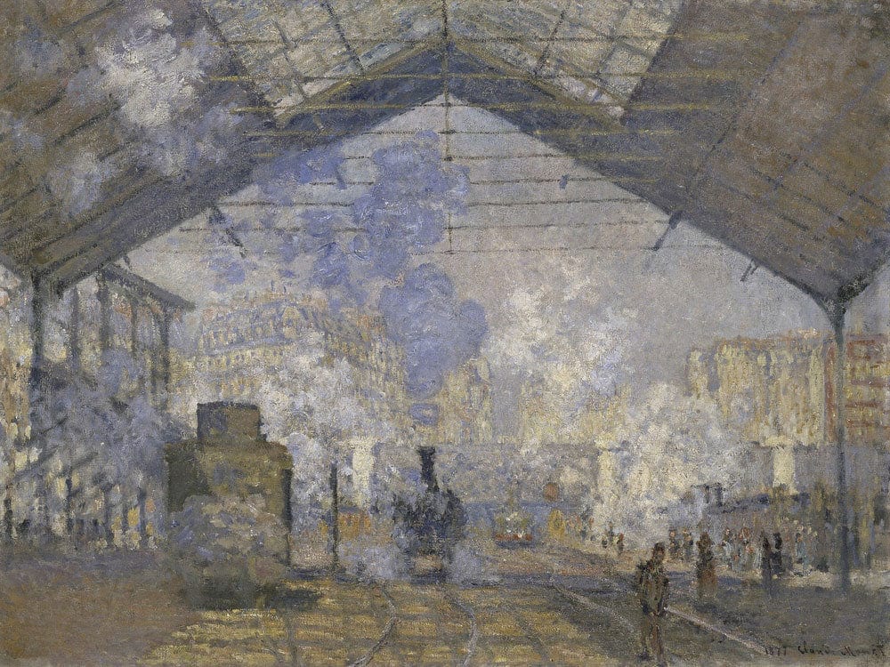 The Saint Lazare Station By Claude Monet - Image 7