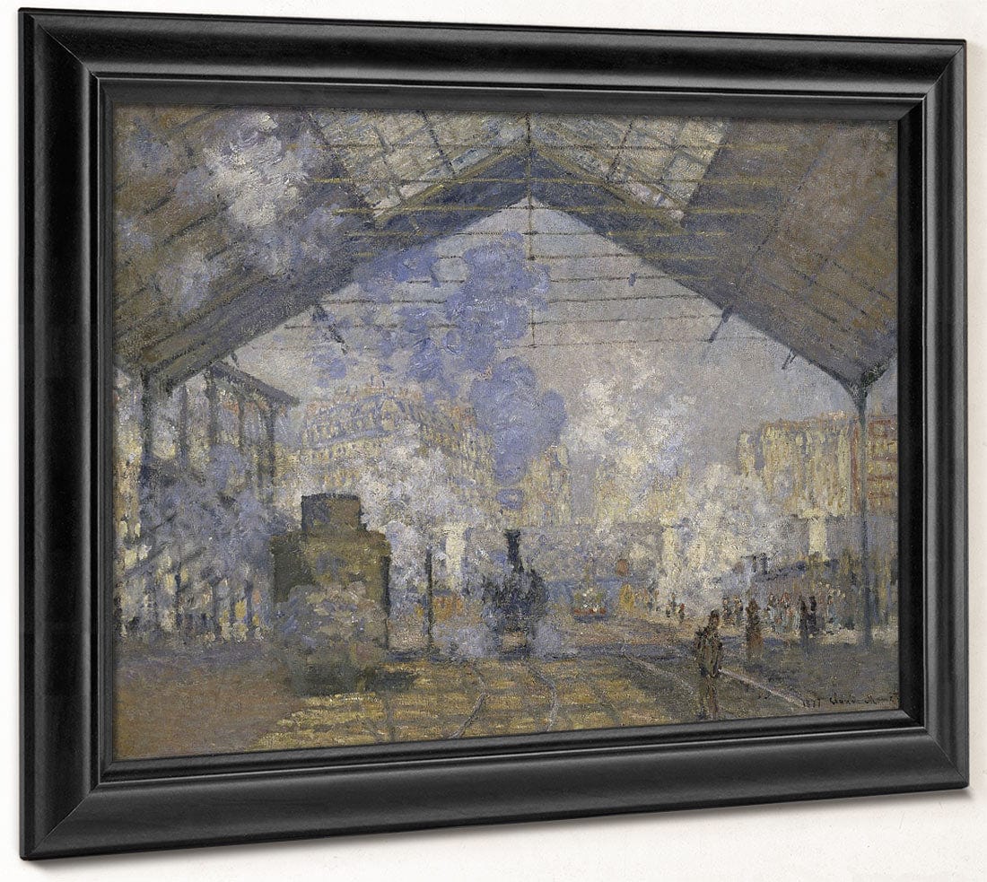 The Saint Lazare Station By Claude Monet - Image 8