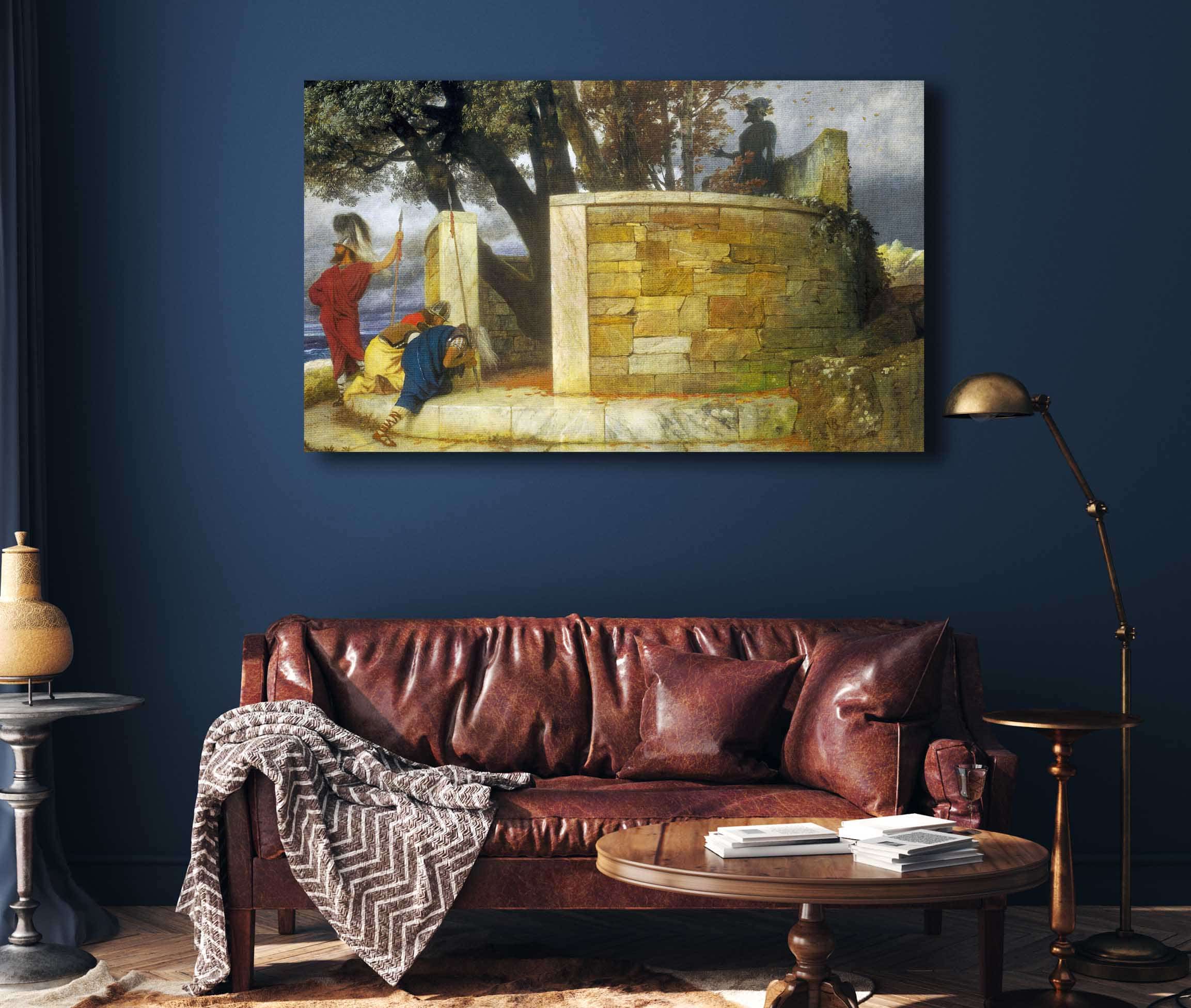 The Sanctuary Of Hercules by Arnold Bocklin - Image 4
