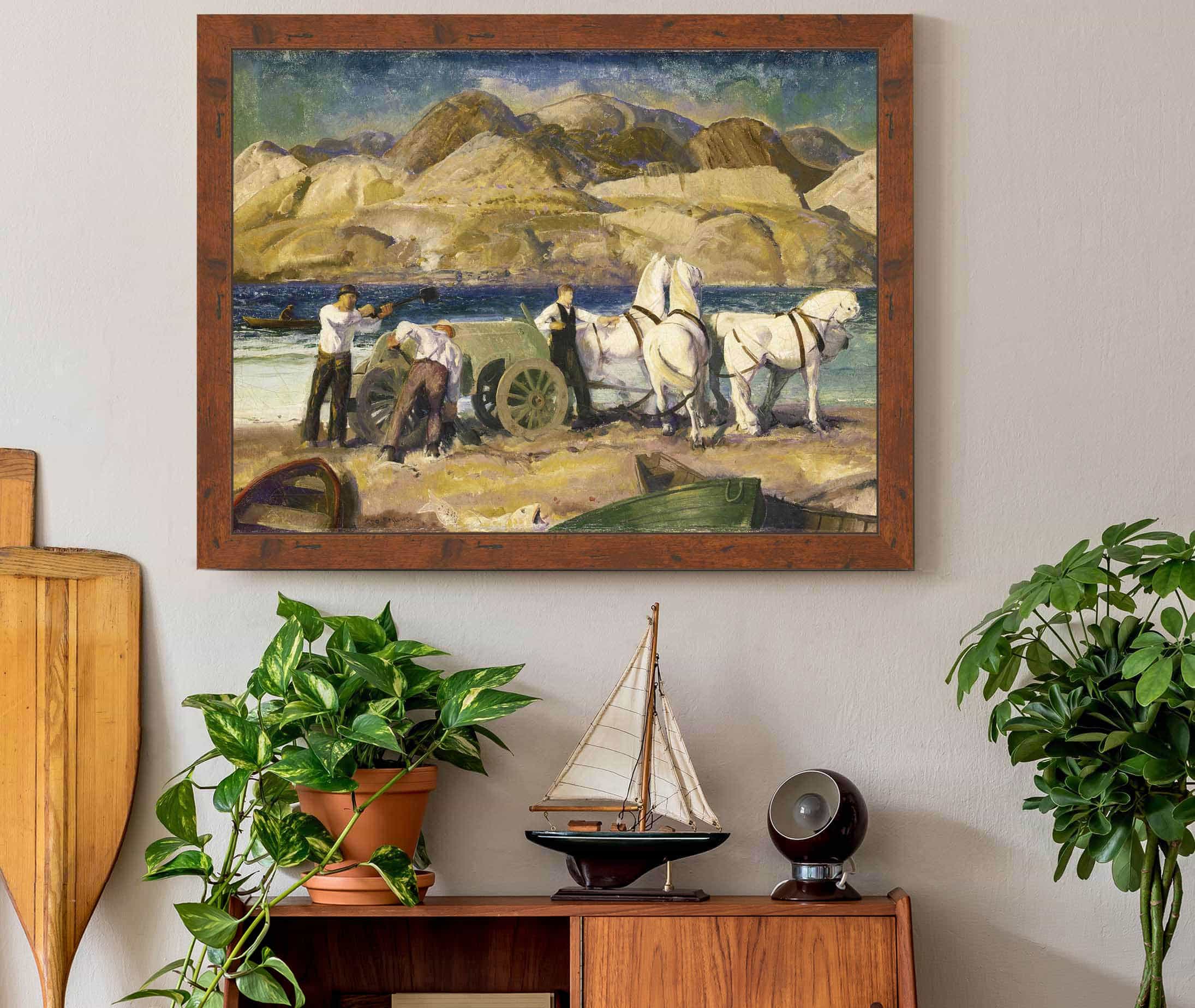 The Sand Cart by George Wesley Bellows - Image 3
