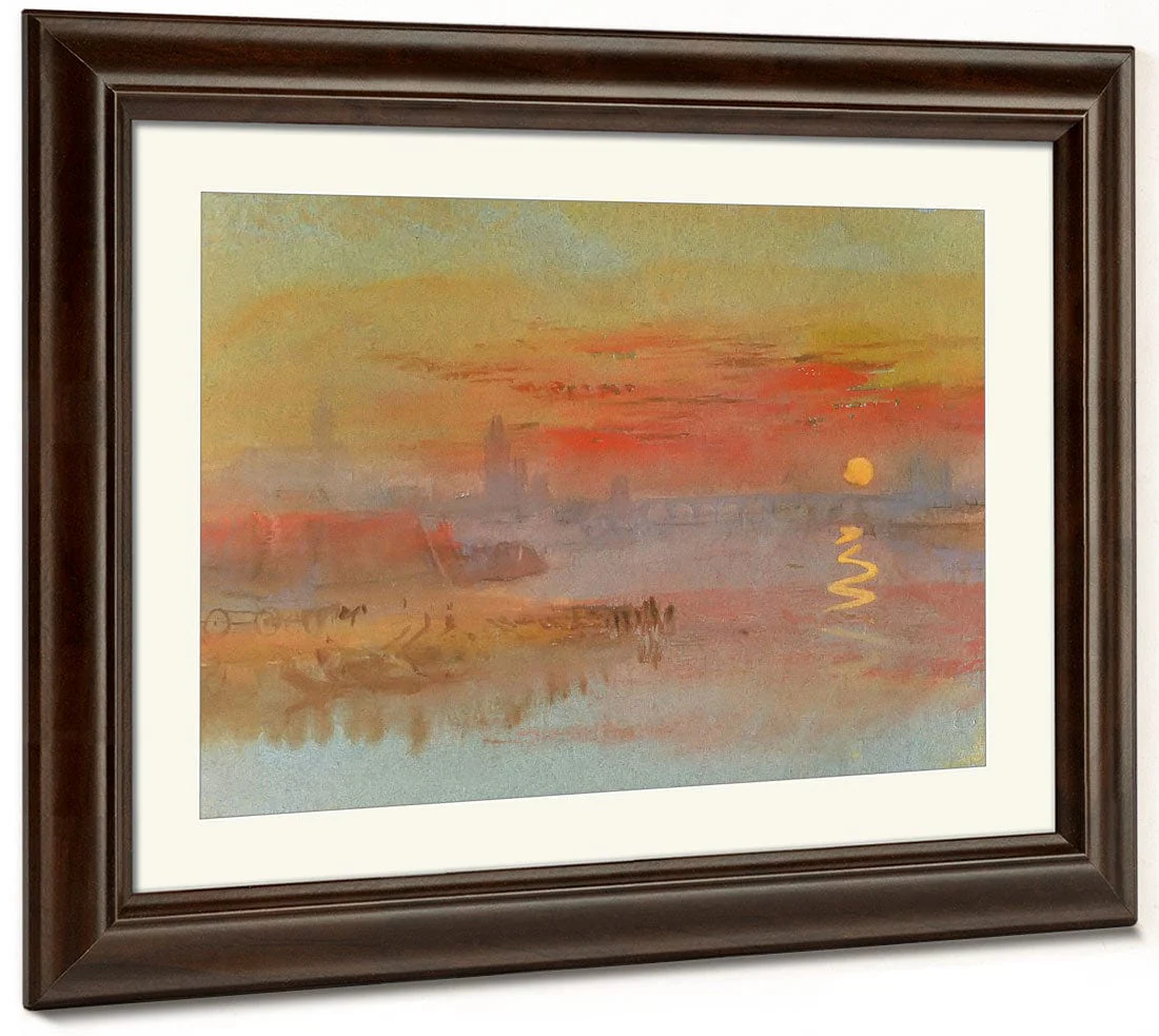 The Scarlet Sunset By Jwm Turner - Image 5