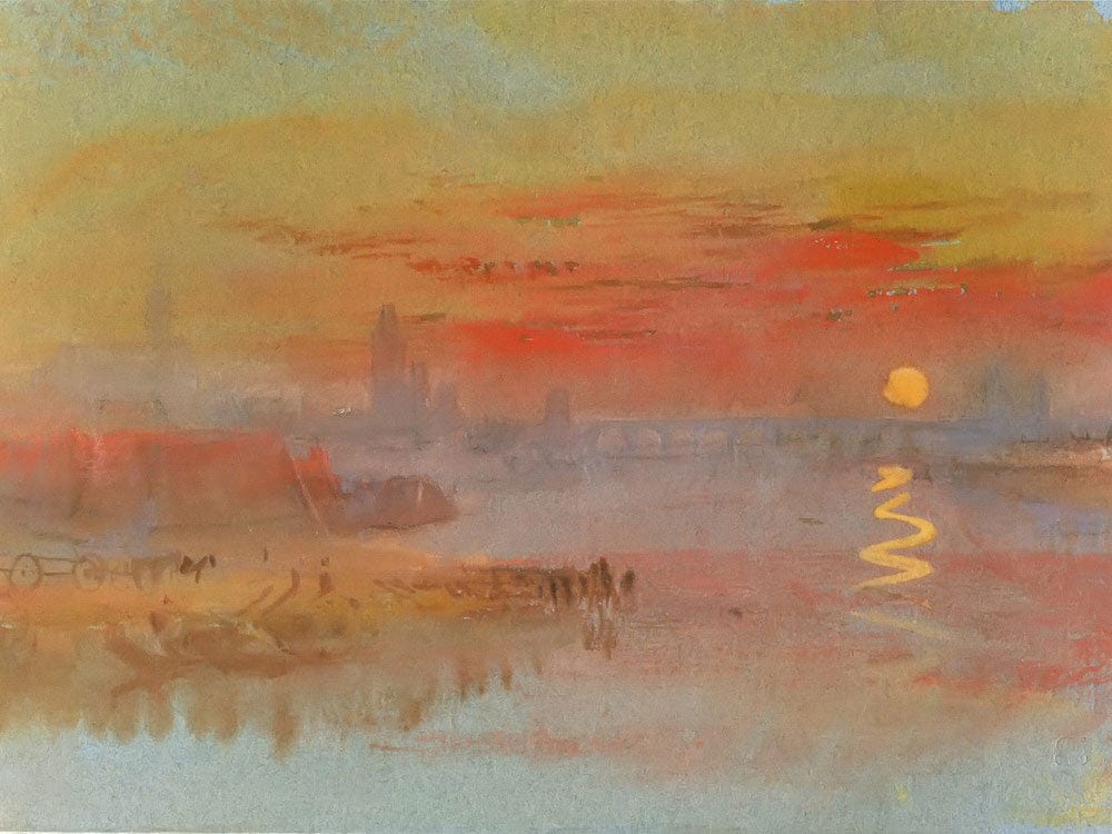 The Scarlet Sunset By Jwm Turner - Image 7