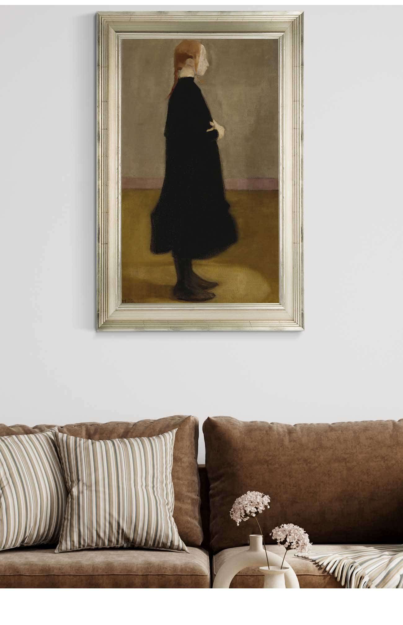The School Girl Ii Girl In Black by Helene Schjerfbeck - Image 5