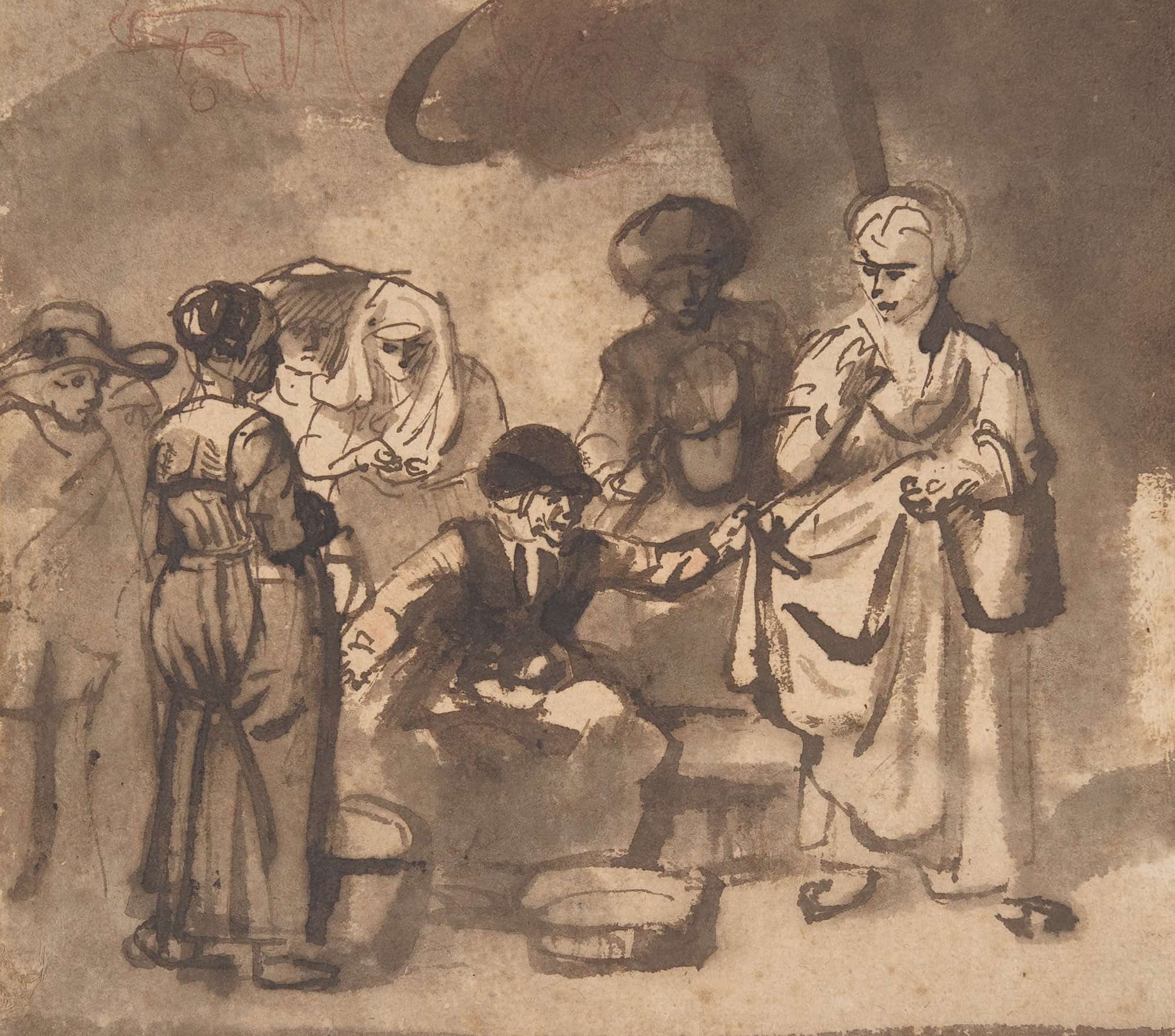 The Scolding Fishwife Th Century by Nicolaes Maes