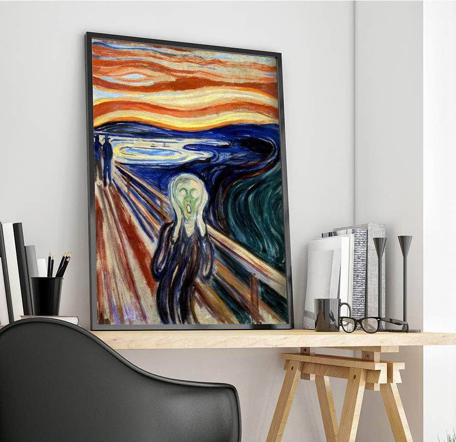 The Scream Painting Edvard Munch Canvas Art - Image 4