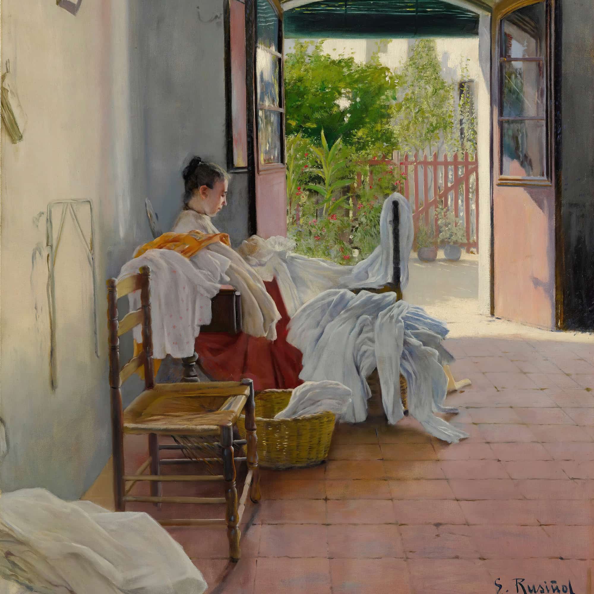 The Seamstress Sitges by Santiago Rusinol - Image 4