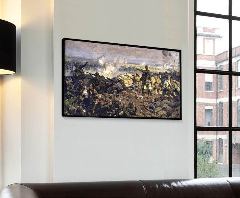 The Second Battle Of Ypres Painting Richard Jack Canvas Art - Image 4