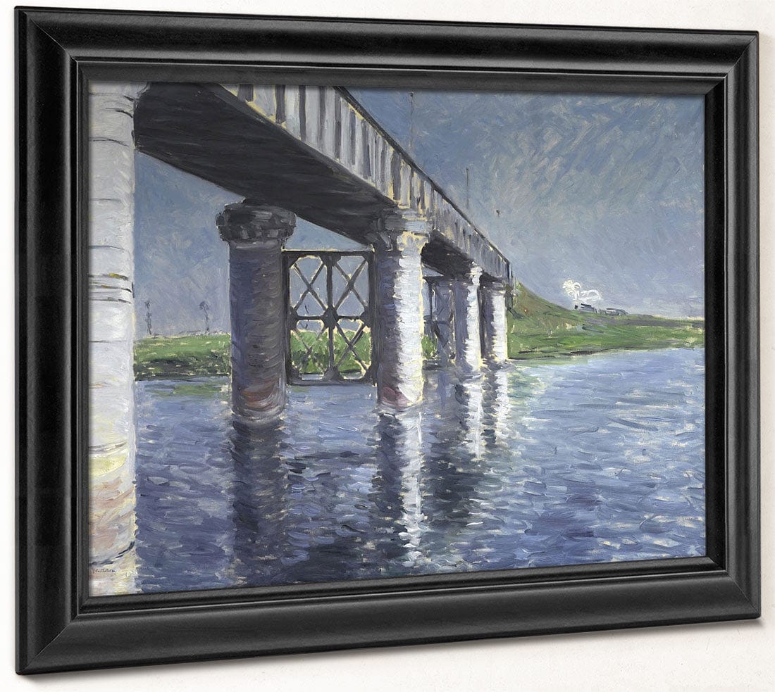 The Seine And The Railroad Bridge At Argenteuil (La Seine Et Le Pont Du Chemin De Fer Dargenteuil) By Gustave Caillebotte - Image 6