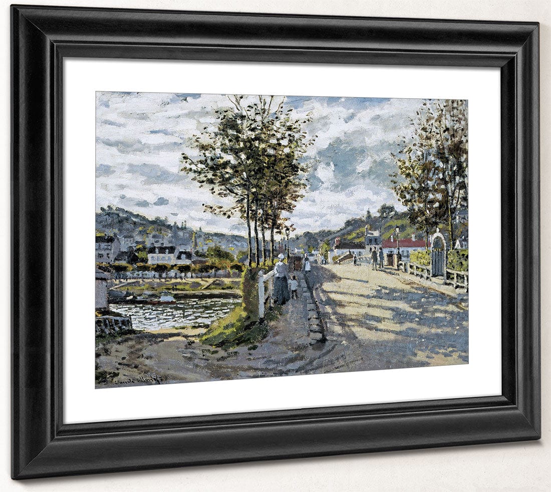 The Seine At Bougival By Claude Monet - Image 4