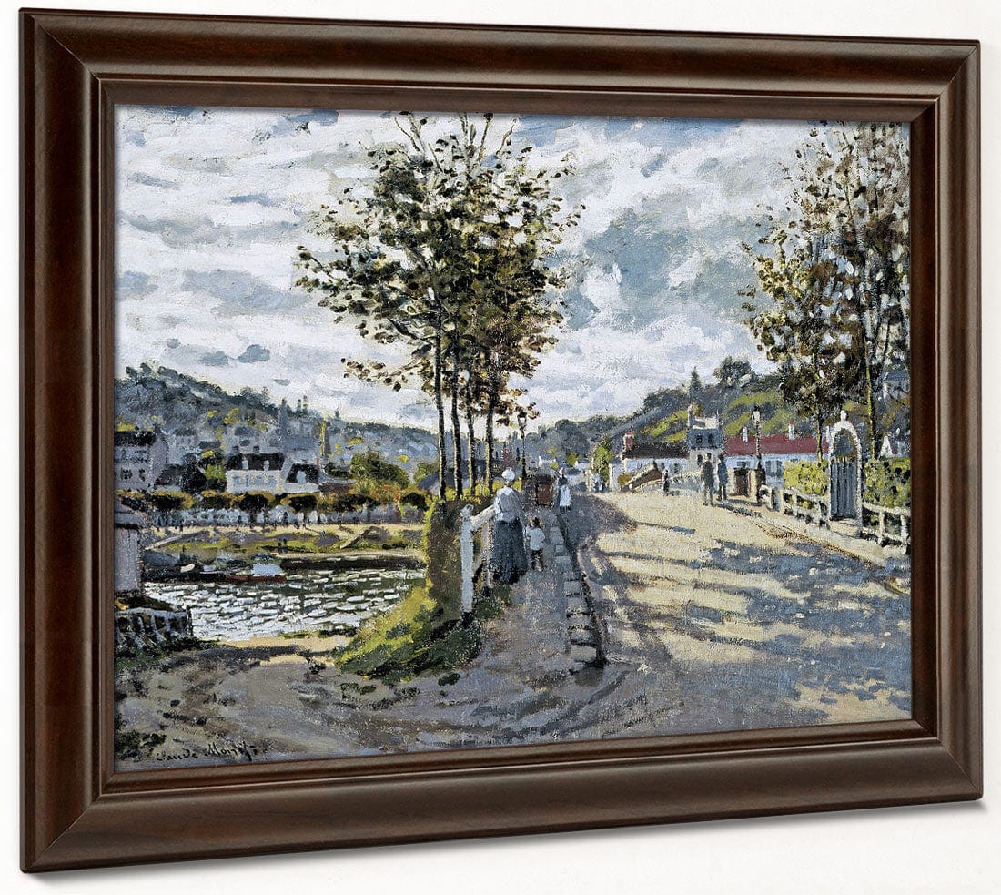 The Seine At Bougival By Claude Monet - Image 6