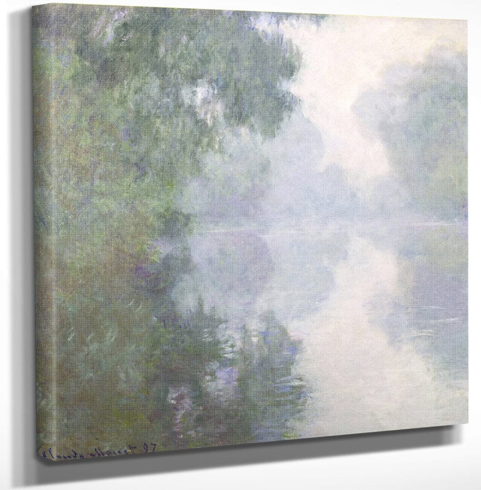 The Seine At Giverny, Morning Mists By Claude Monet