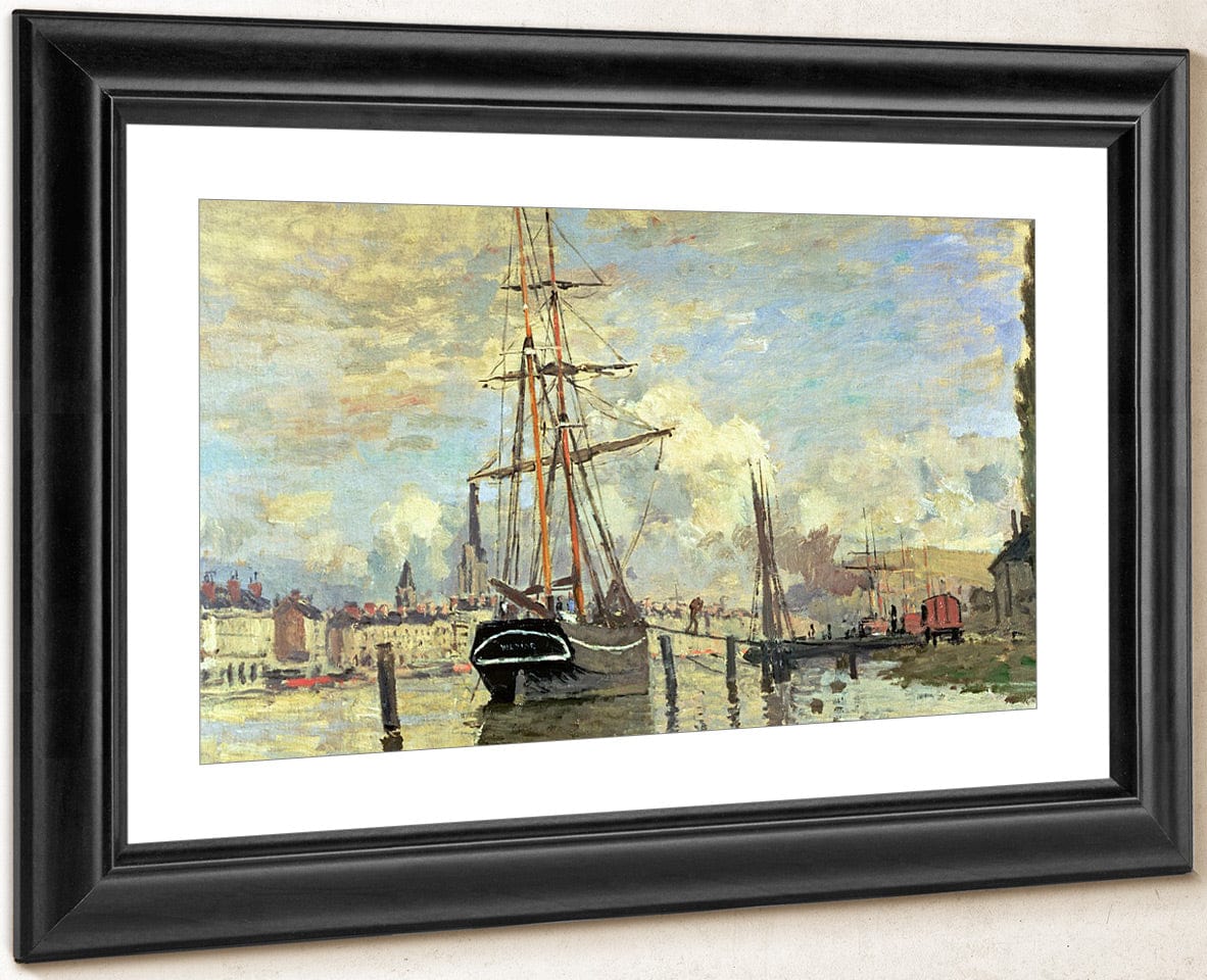The Seine At Rouen By Claude Monet - Image 4