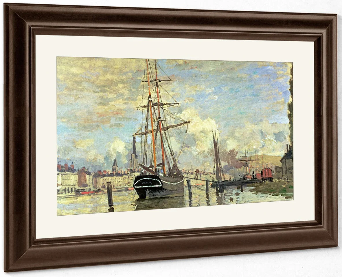 The Seine At Rouen By Claude Monet - Image 5