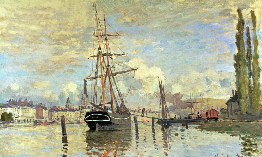 The Seine At Rouen By Claude Monet - Image 7