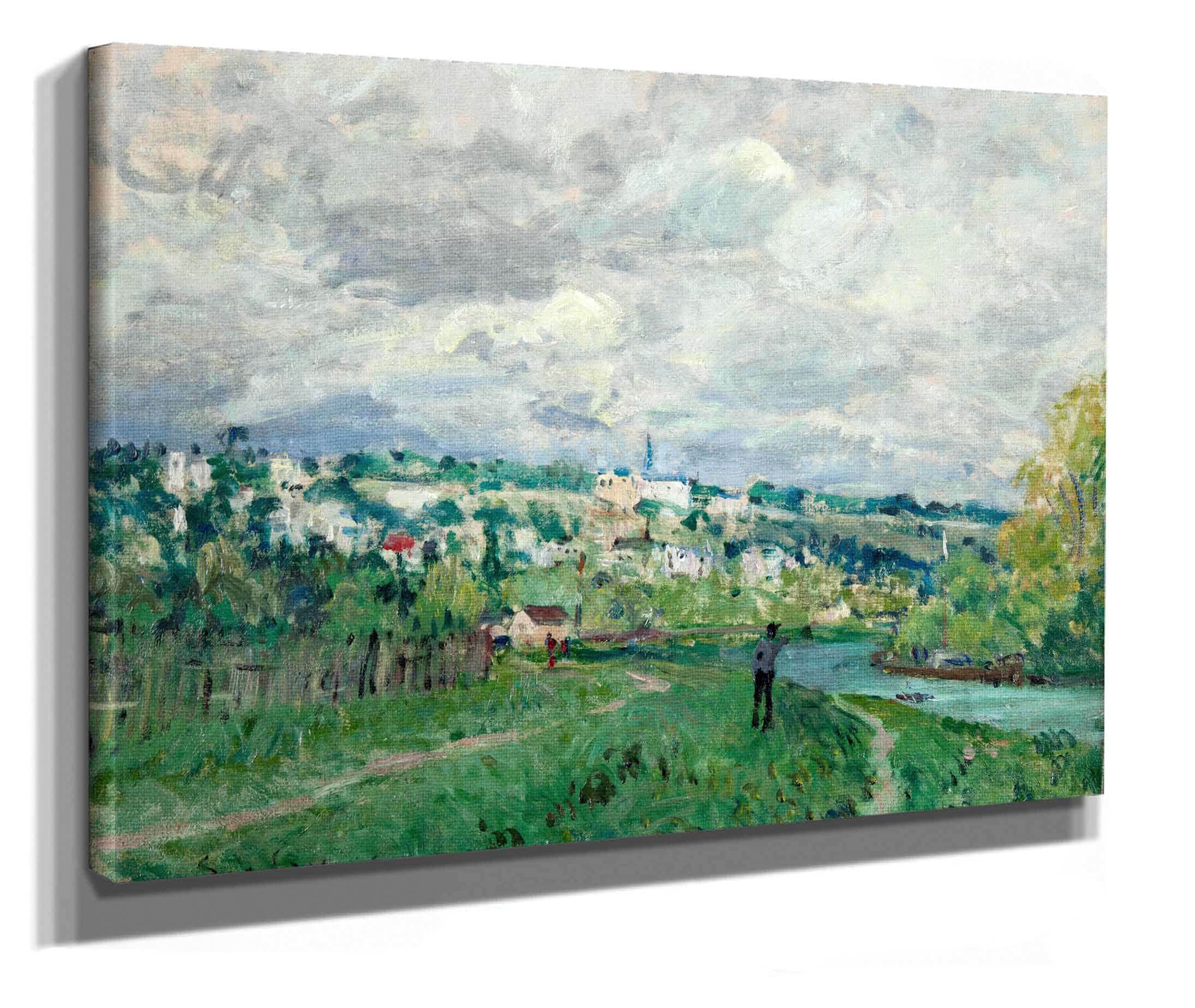 The Seine Near St Cloud by Alfred Sisley - Image 2