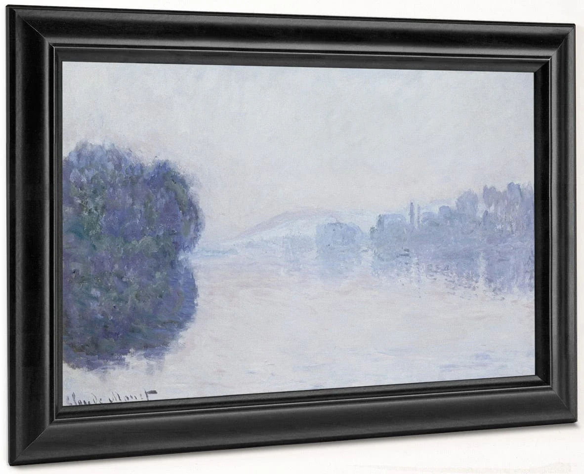 The Seine Near Vernon, As Seen In The Morning By Claude Monet - Image 6