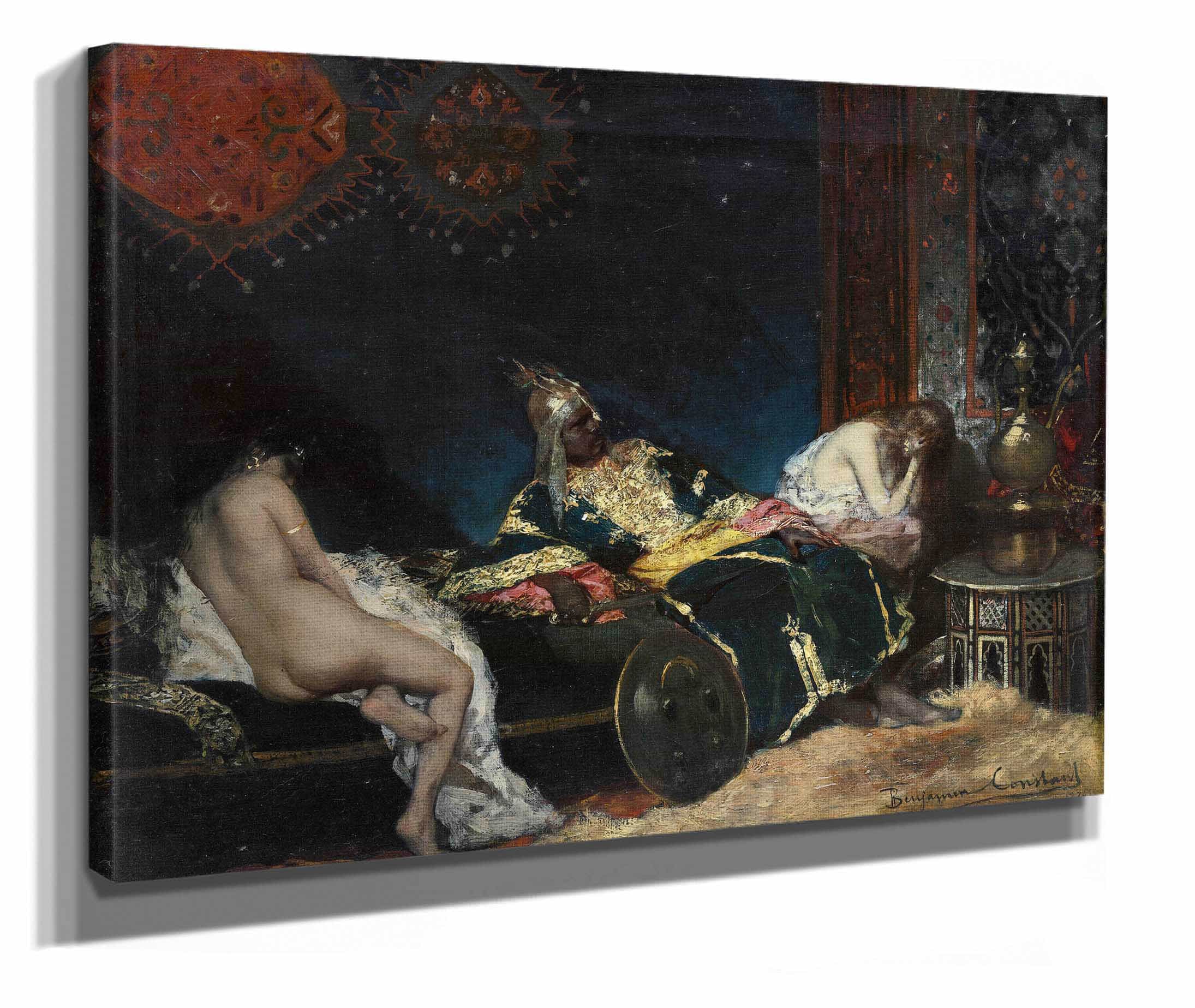 The Serbian Concubine by Jean Joseph Benjamin Constant - Image 2