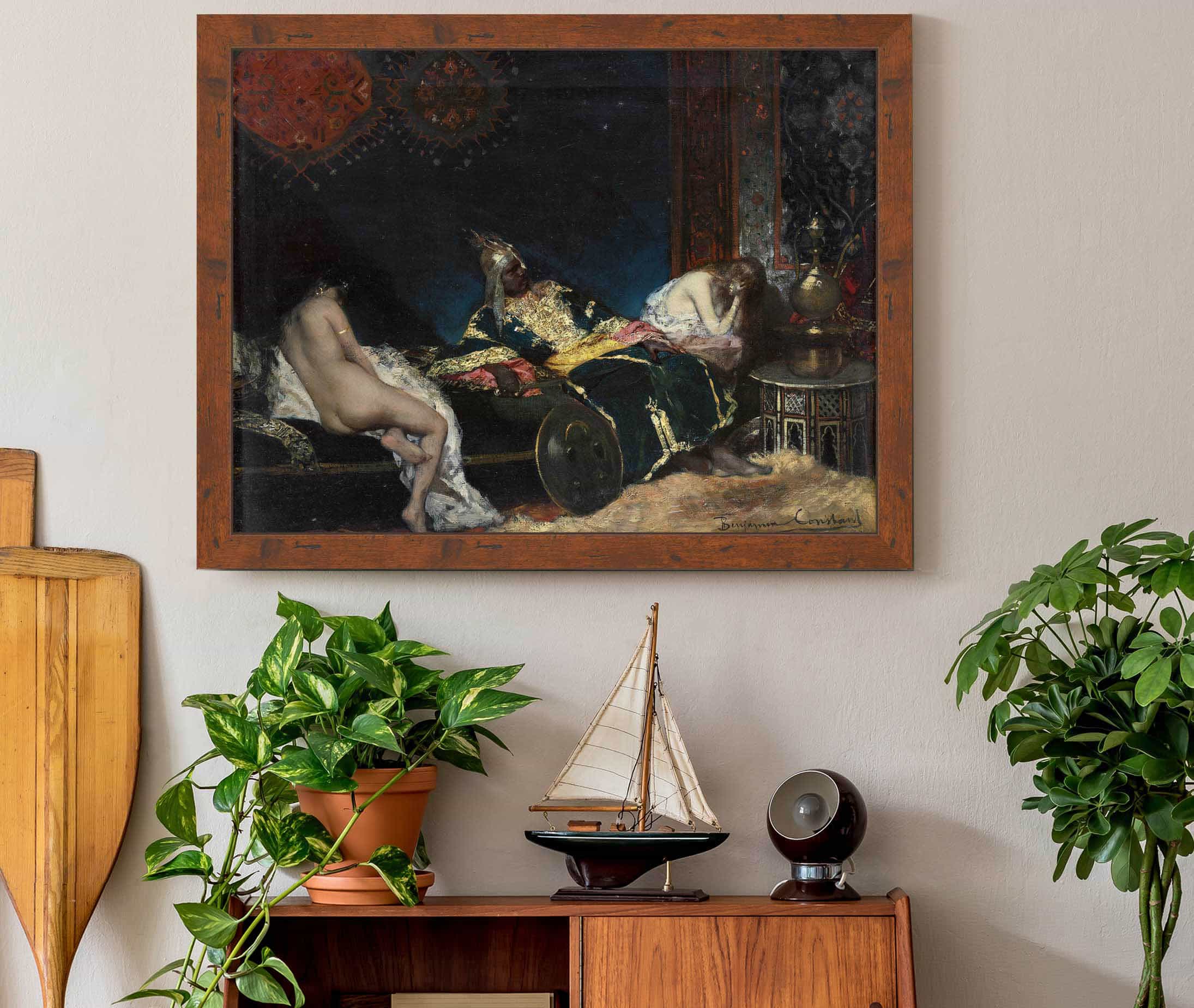 The Serbian Concubine by Jean Joseph Benjamin Constant - Image 3