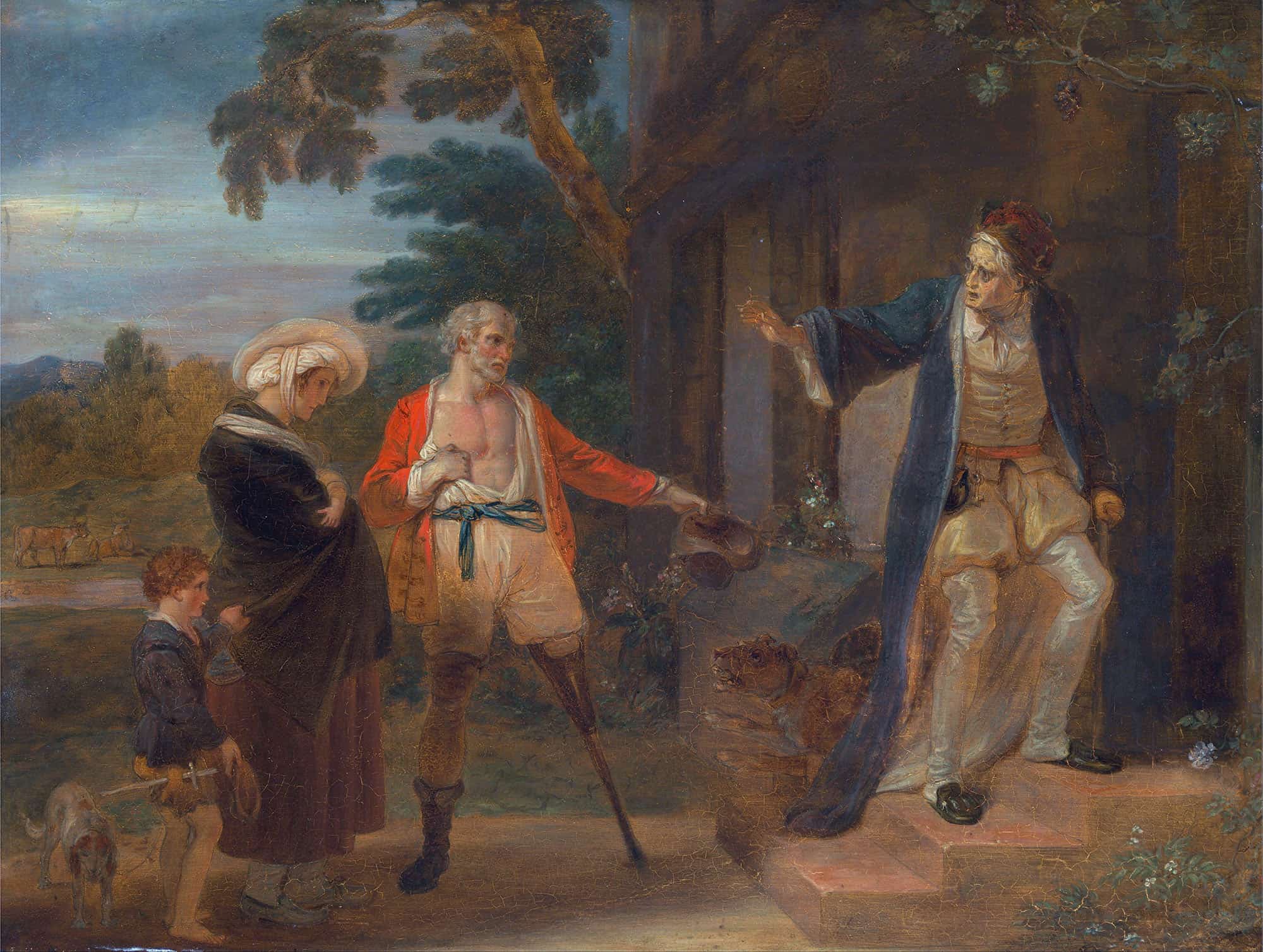 The Seven Ages Of Man The Pantaloon As You Like It Ii Vii by Robert Smirke