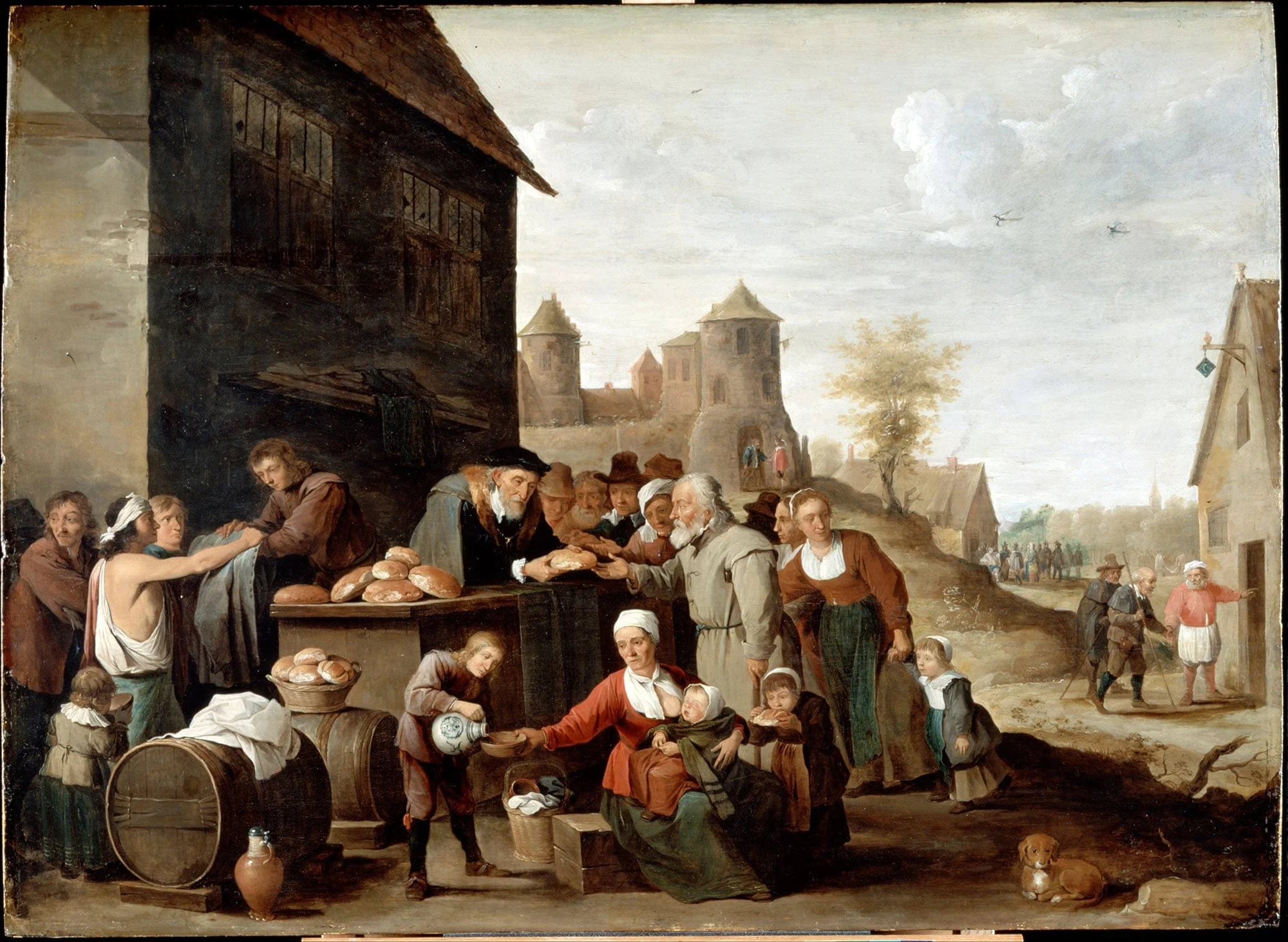 The Seven Corporal Works Of Mercy by David Teniers The Younger - Image 2