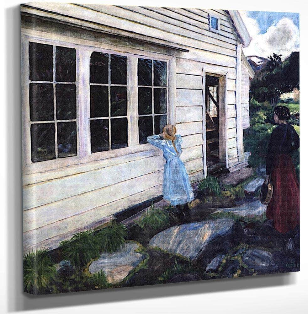 The Shady Side Of The Jølster Parsonage By Nicolai Astrup