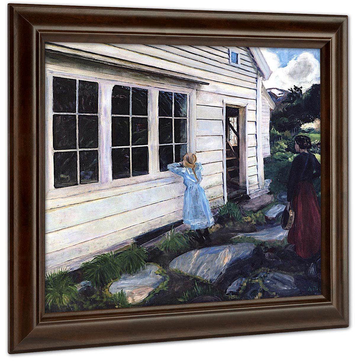 The Shady Side Of The Jølster Parsonage By Nicolai Astrup - Image 4