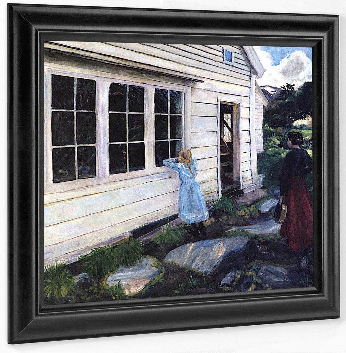 The Shady Side Of The Jølster Parsonage By Nicolai Astrup - Image 6