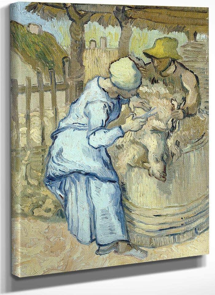 The Sheep Shearer (After Millet) By Vincent Van Gogh