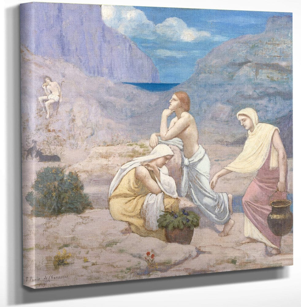 The Shepherd 1039 S Song 1891 By Pierre Puvis De Chavannes