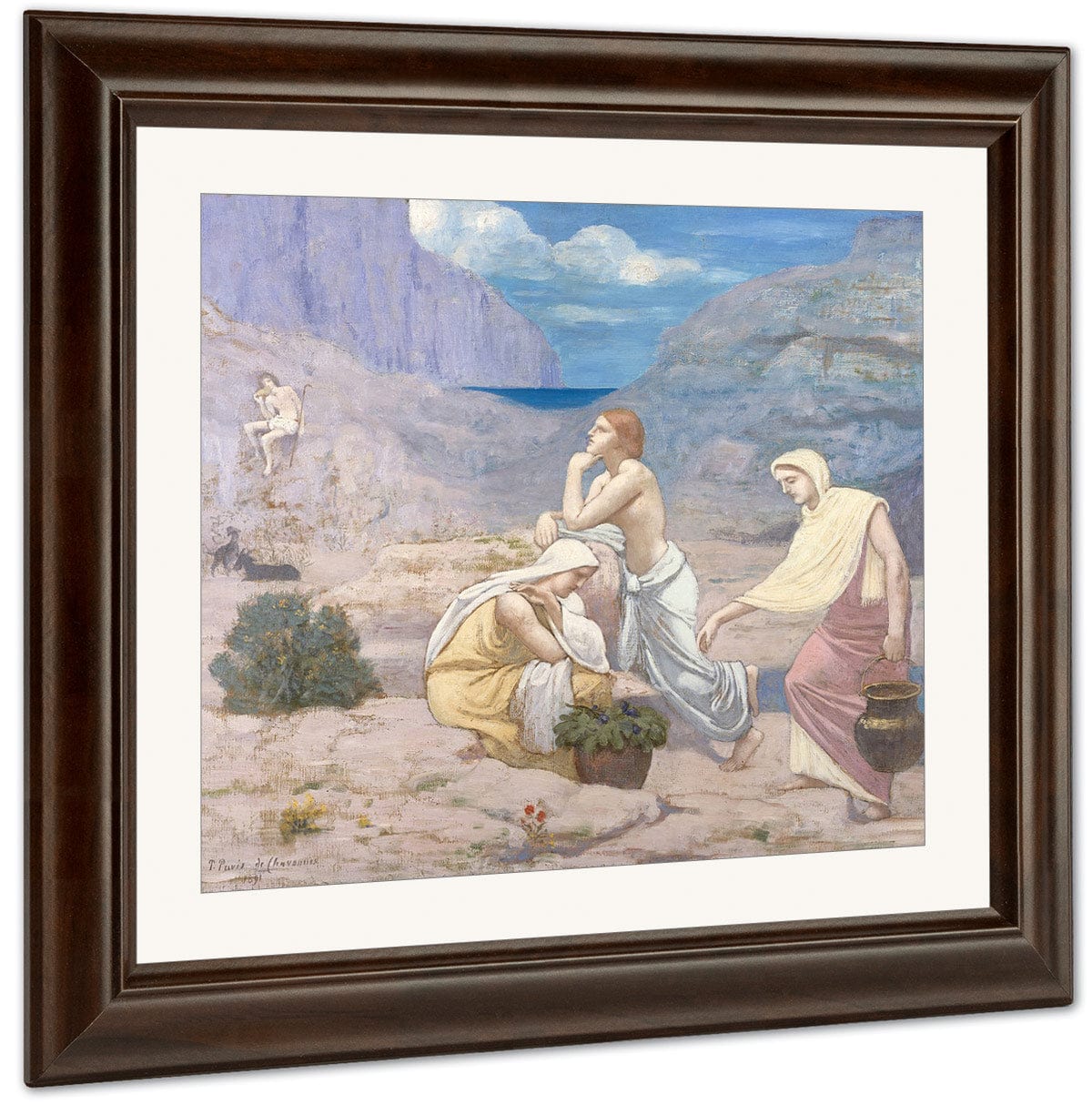 The Shepherd 1039 S Song 1891 By Pierre Puvis De Chavannes - Image 3