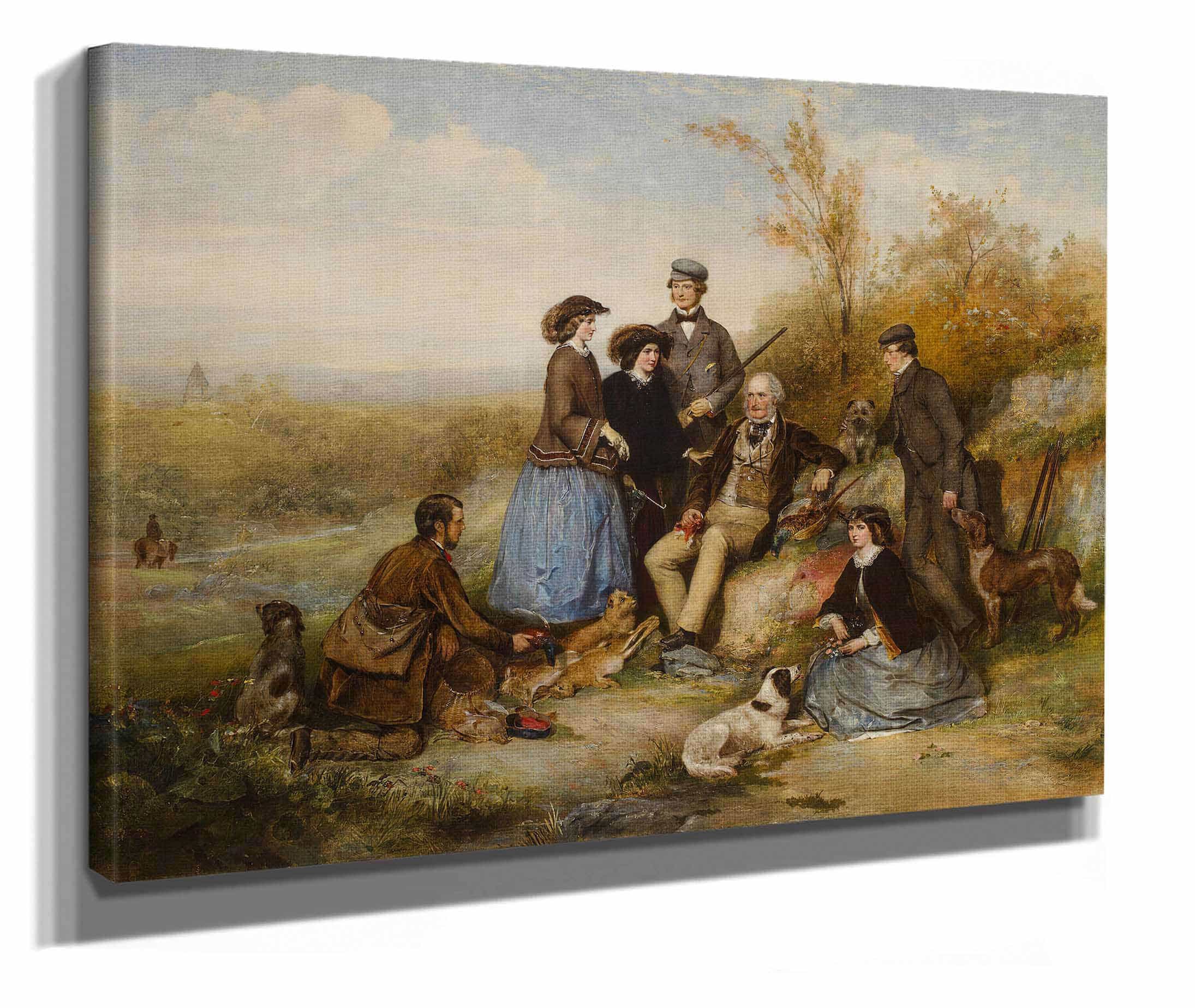 The Shooting Party by William Powell Frith - Image 2