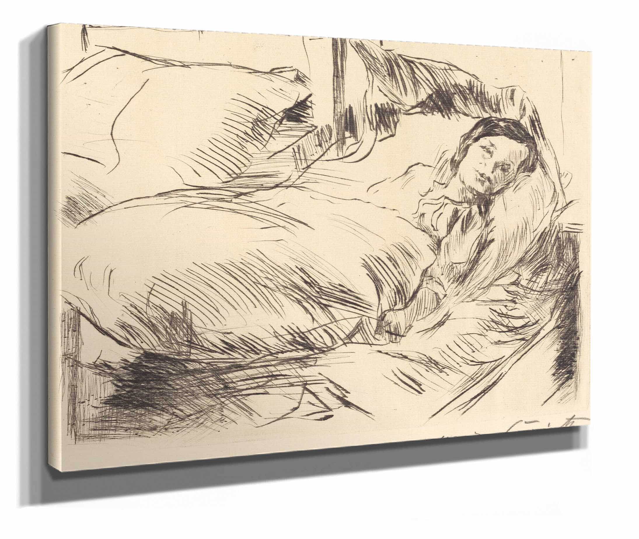 The Sick Child Das Kranke Kind by Lovis Corinth - Image 2