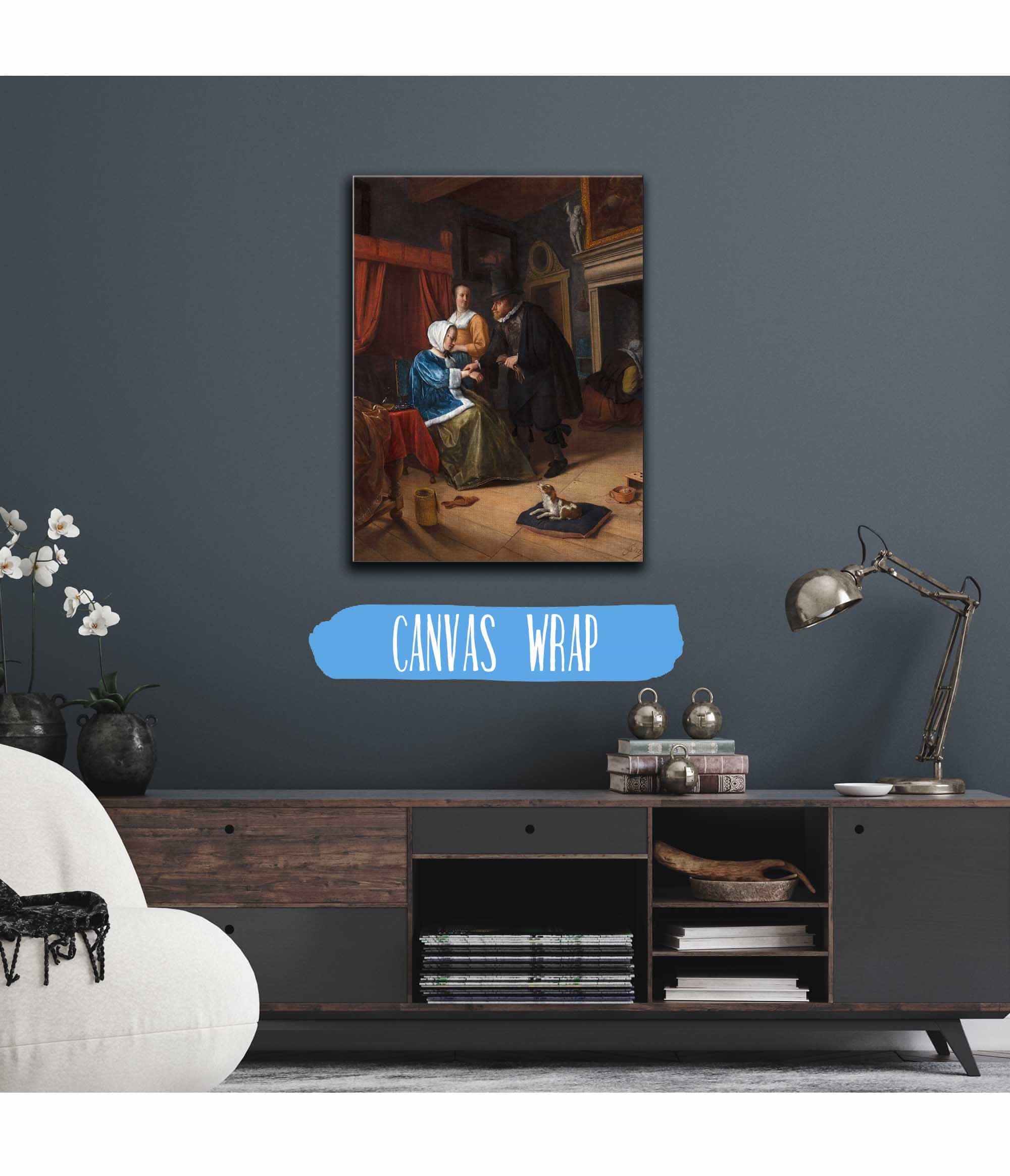The Sick Girl by Jan Steen - Image 3