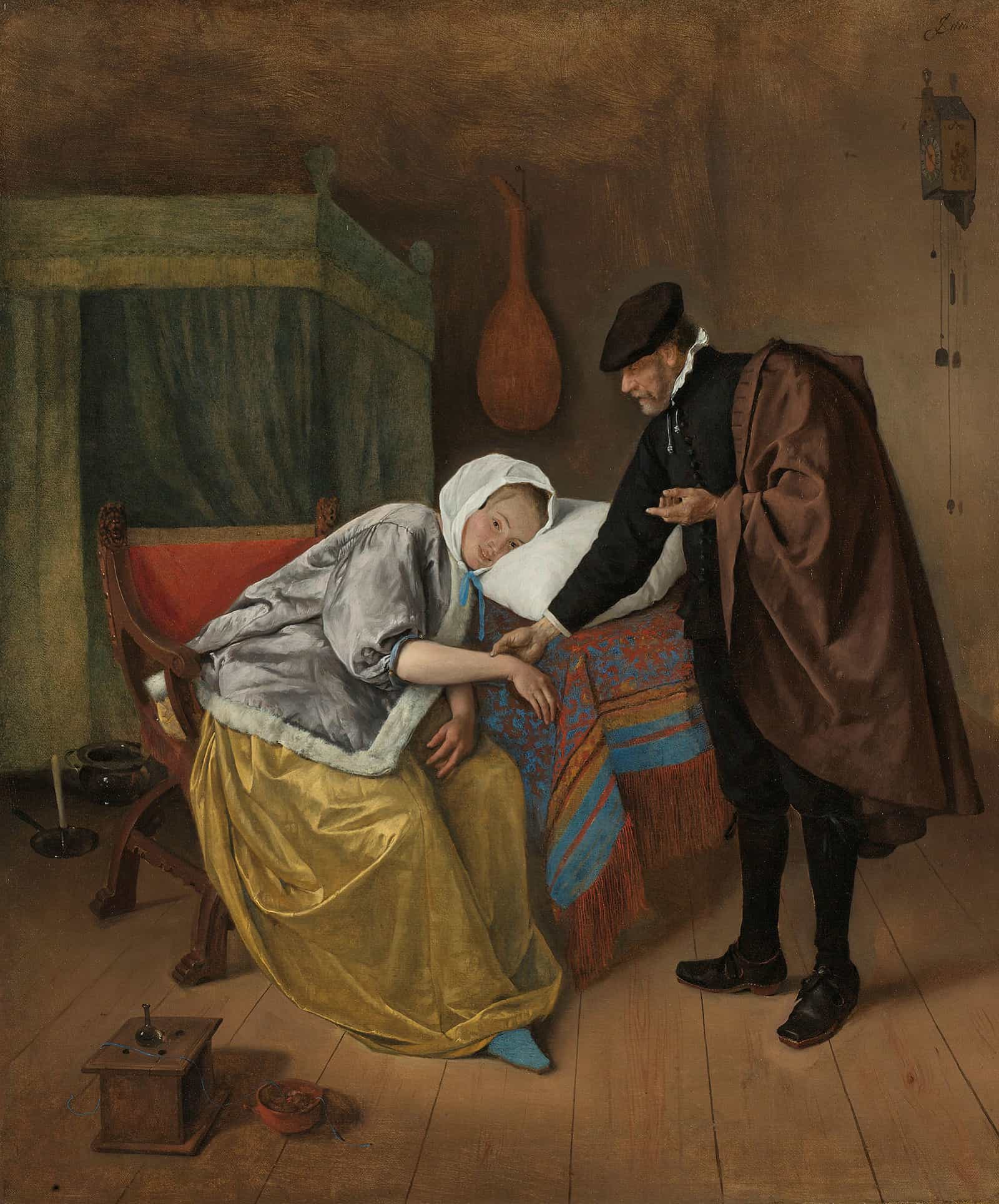 The Sick Woman C by Jan Steen