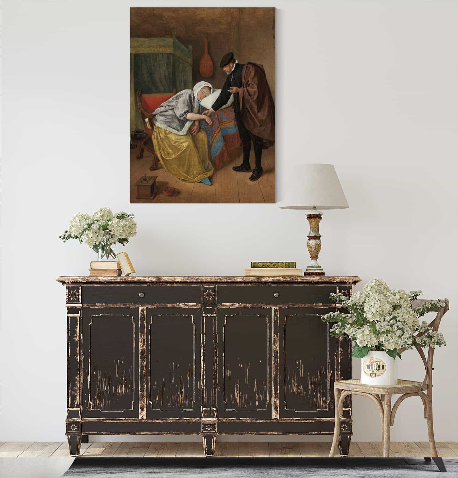 The Sick Woman C by Jan Steen - Image 4