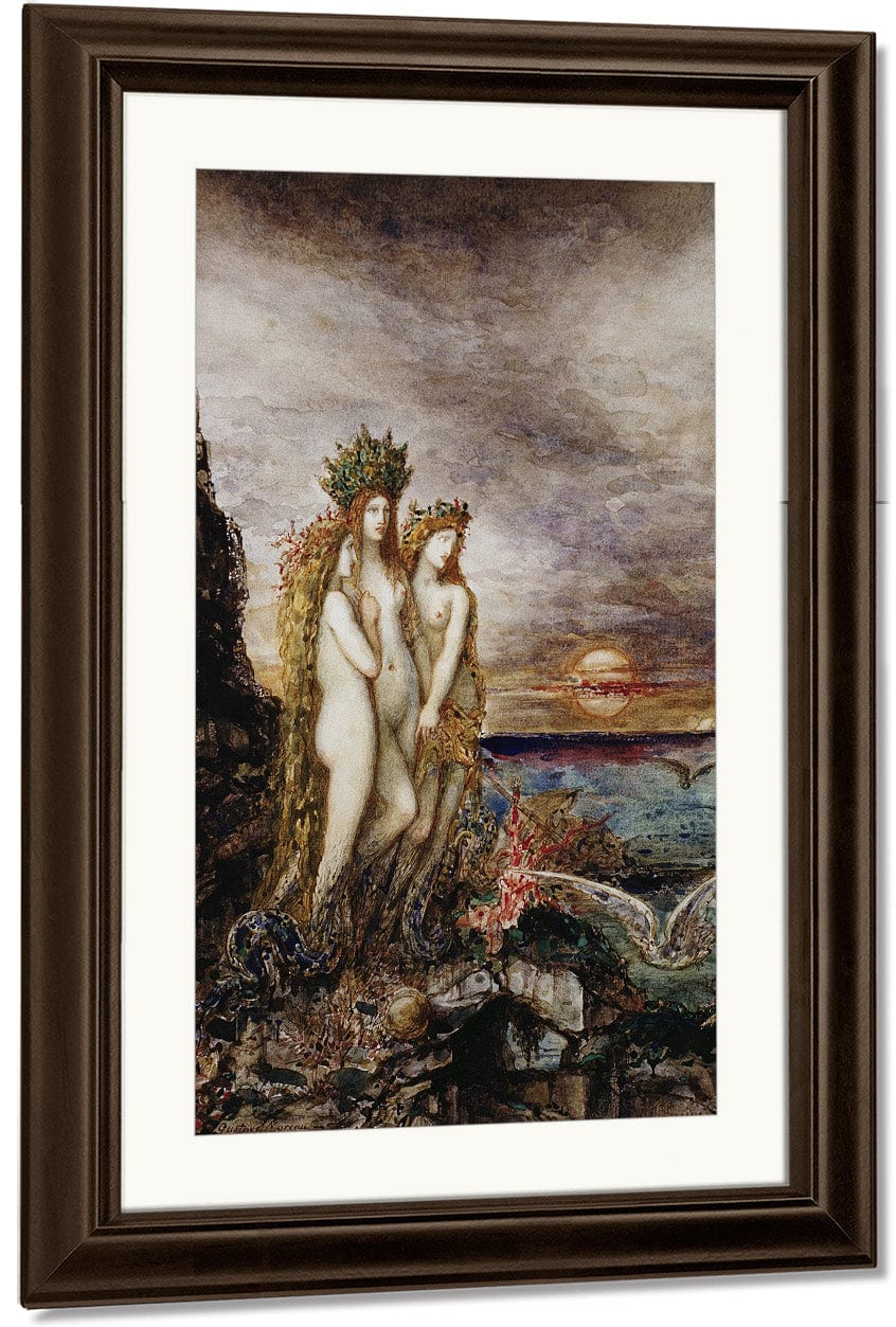 The Sirens By Gustave Moreau - Image 4